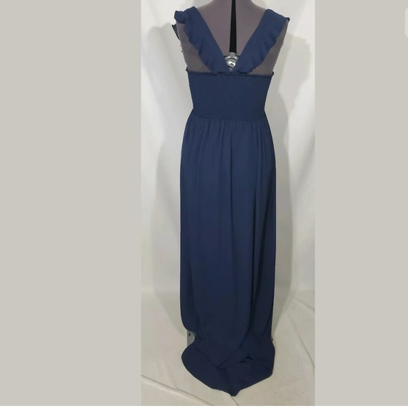 NWT Show Me Your Mumu June Maxi Dress Navy Sz XL - Picture 4 of 8